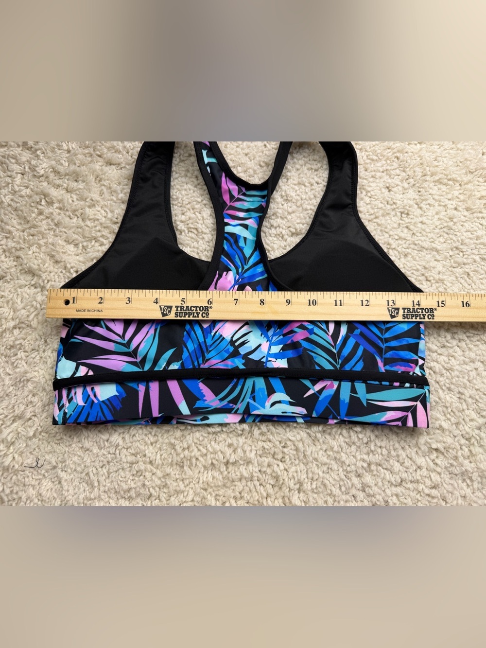 WMNS Racerback Padded Sports Bra/Swim Top - Picture 4 of 5